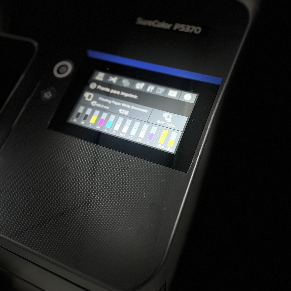 Impressora de prova de cor Epson SureColor P5370 da Visão Gráfica